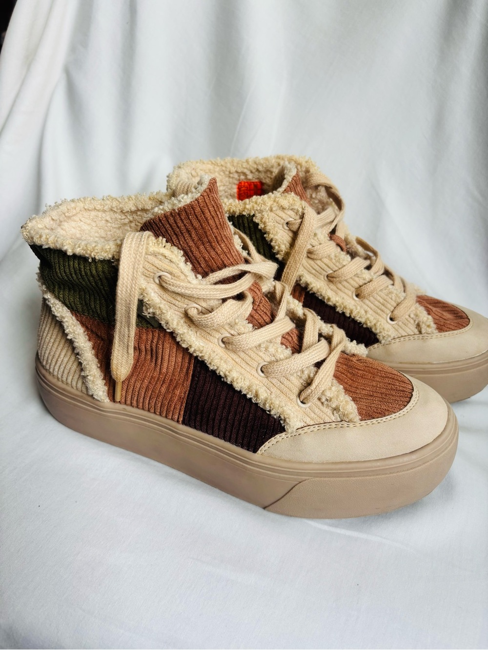 Rocket Dog Patchwork High Top Sneakers
